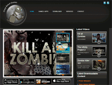 Tablet Screenshot of crazyrobotgames.com